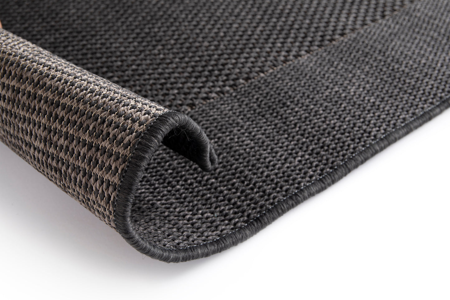 Black Outdoor Verandah Rug