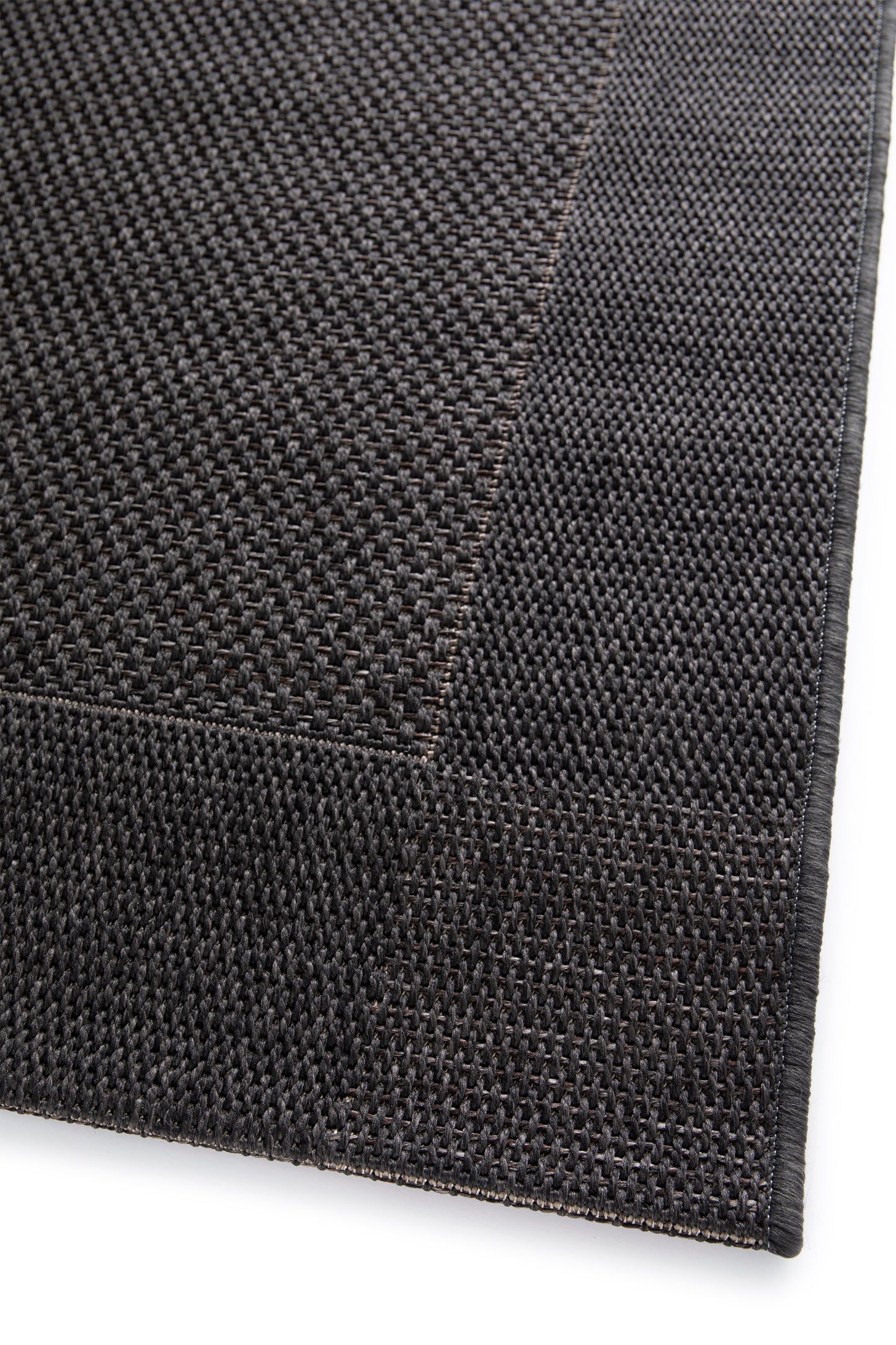 Black Outdoor Verandah Rug