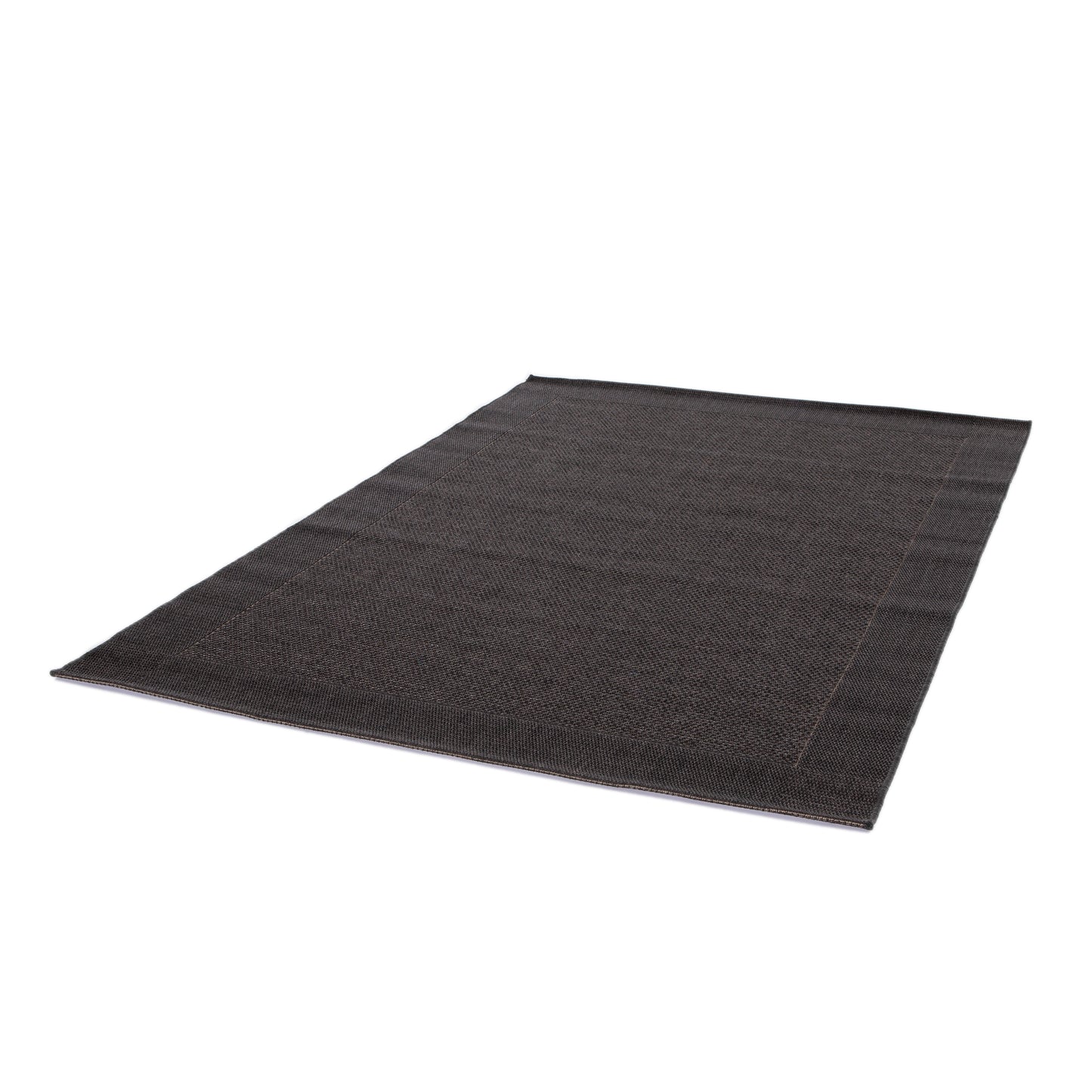 Black Outdoor Verandah Rug
