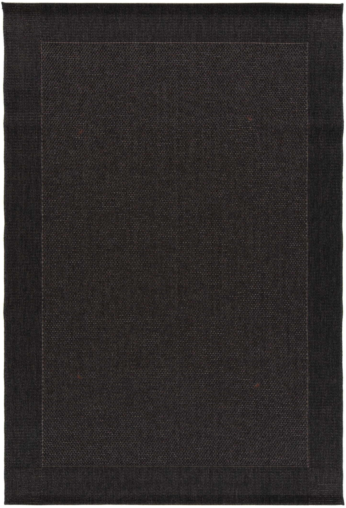 Black Outdoor Verandah Rug