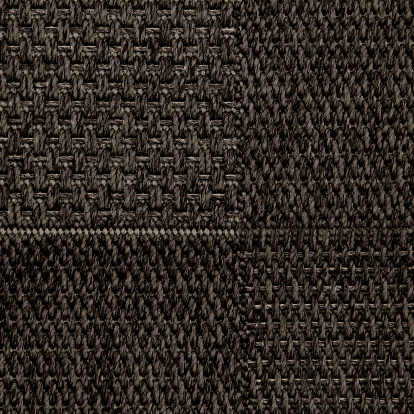 Black Outdoor Verandah Rug