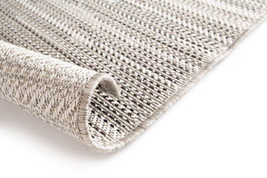 silver  2 Tone Outdoor Verandah Rug