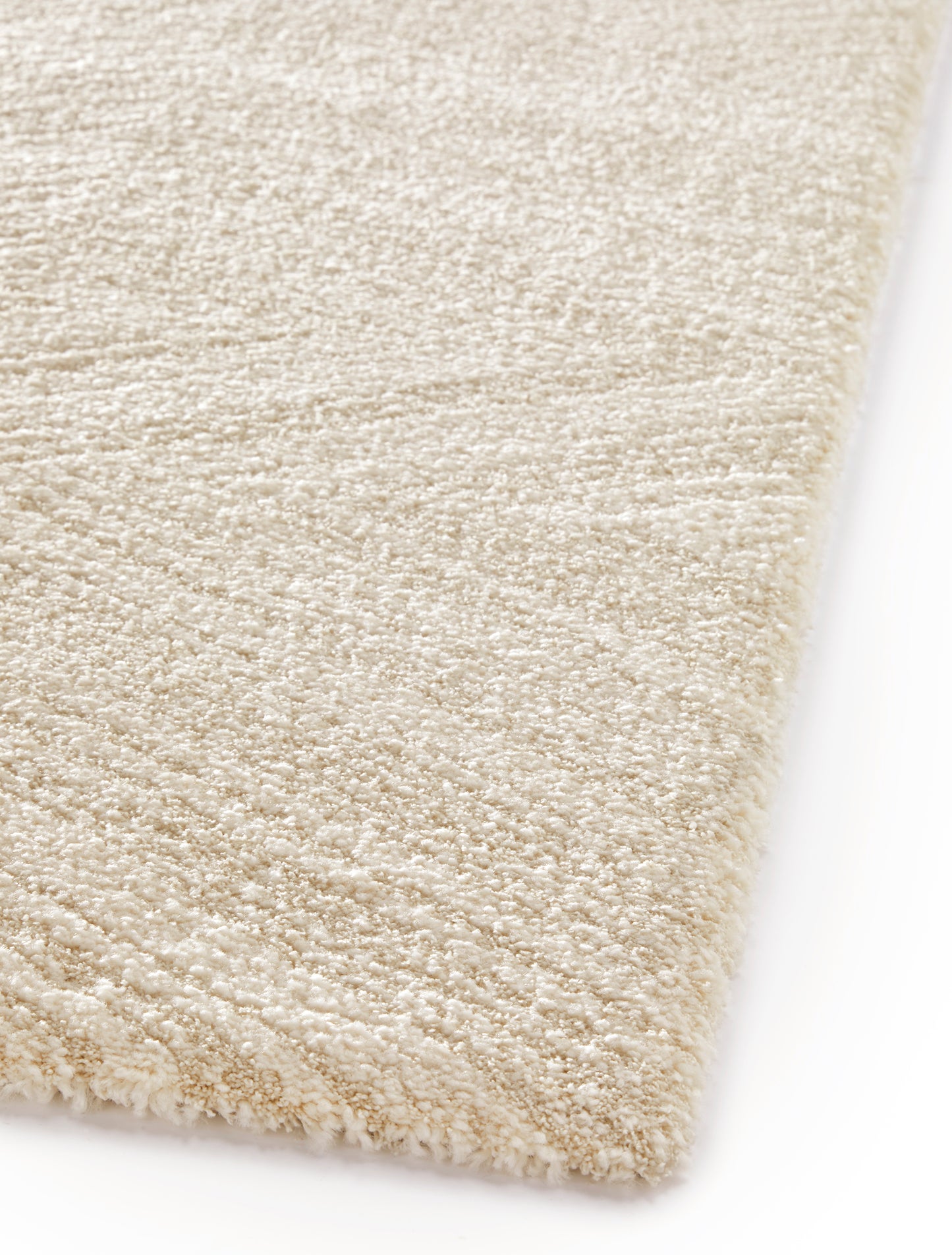 Cumulus low Pile Shaggy rug Cream Geometrical