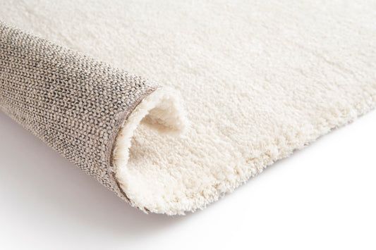 Cumulus low Pile Shaggy rug Siver Grey and Cream Combination