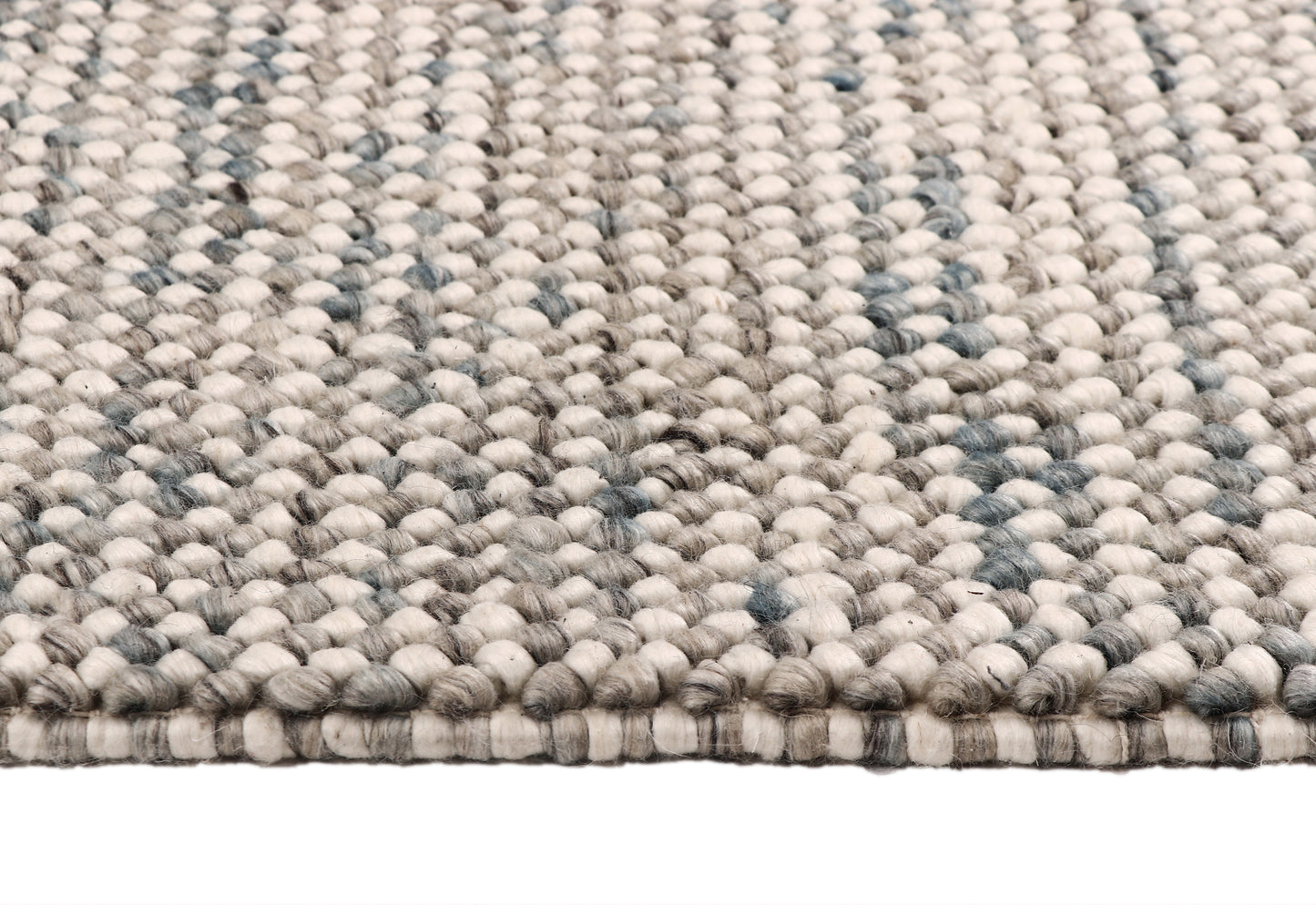 Pebble premium quality NZ Wool rugs with Viscose