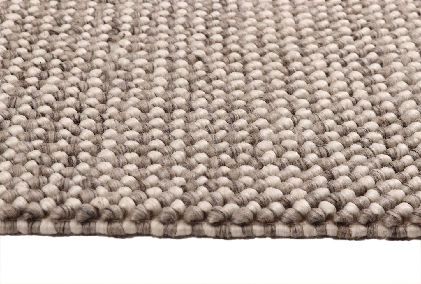 Pebble premium quality NZ Wool rugs with Viscose