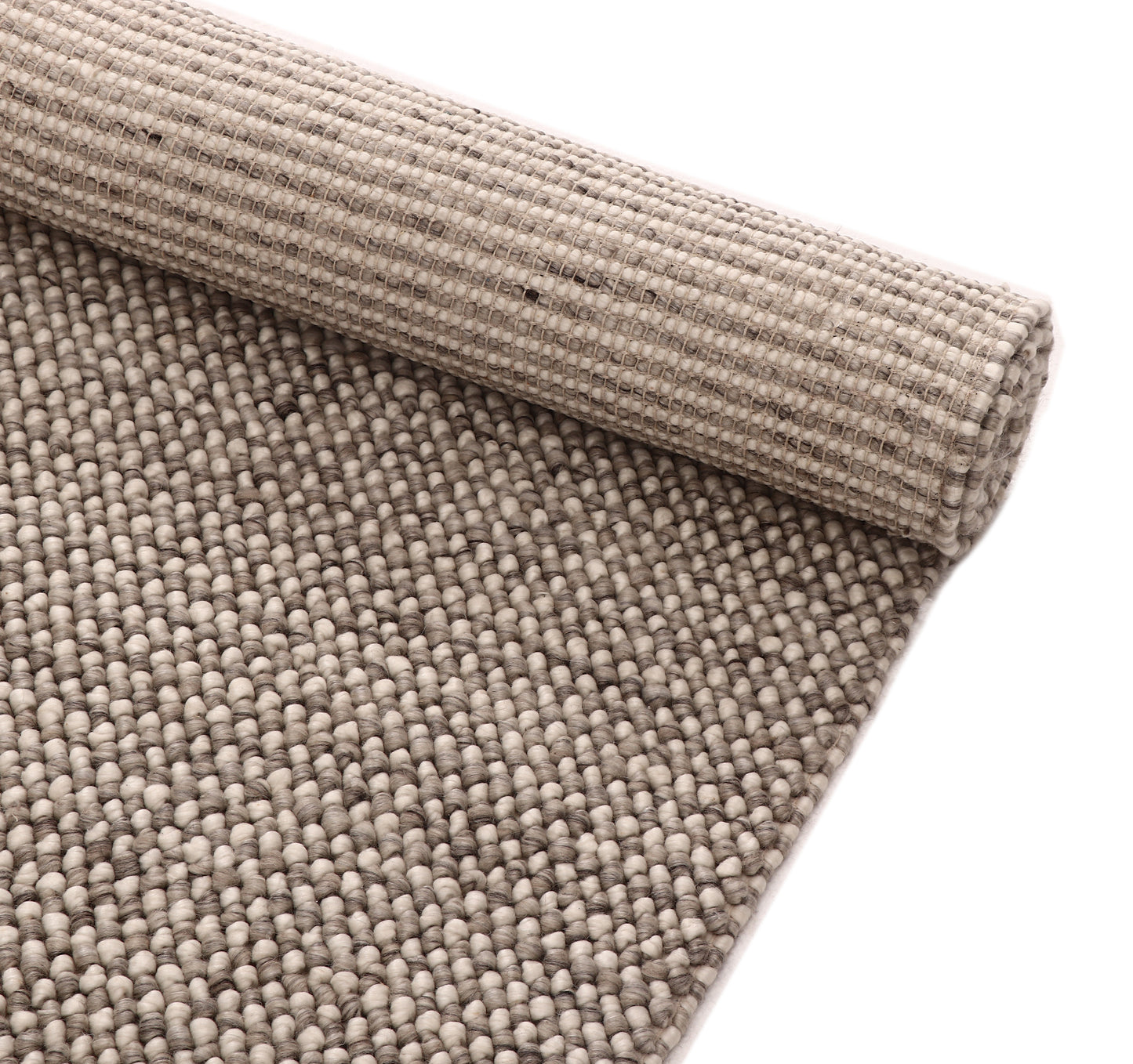 Pebble premium quality NZ Wool rugs with Viscose