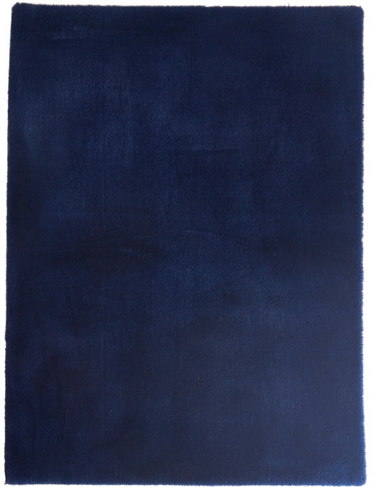 Navy Pony Super Soft Shaggy low Pile Shaggy Rug
