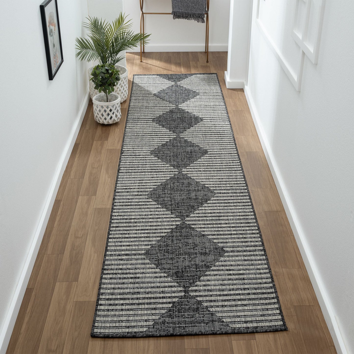 Patio In/Out door 425 Ebony Runner
