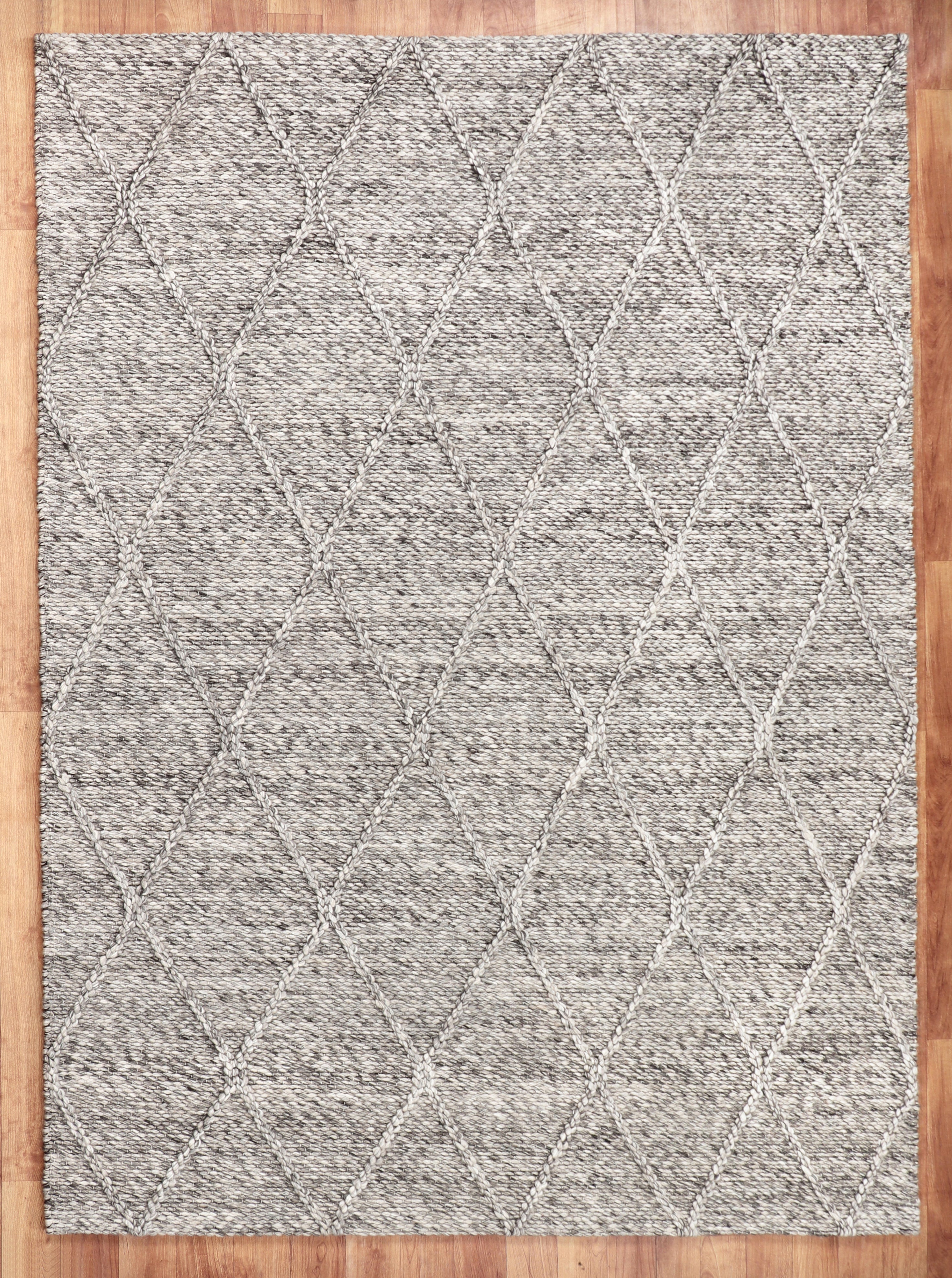 Beni Coast Diamond Braided premium quality wool rugs