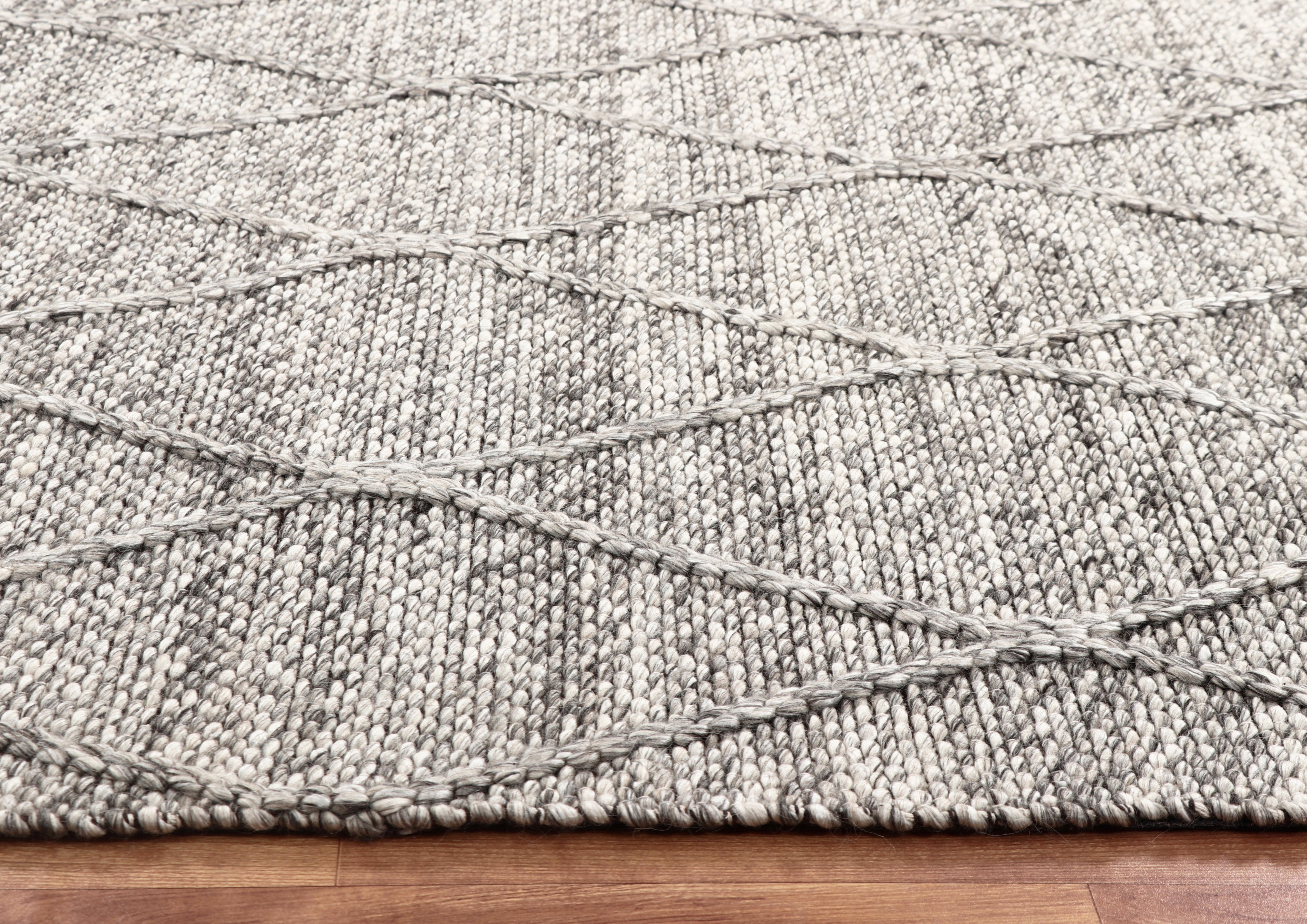 Beni Coast Diamond Braided premium quality wool rugs