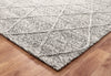 Beni Coast Diamond Braided premium quality wool rugs