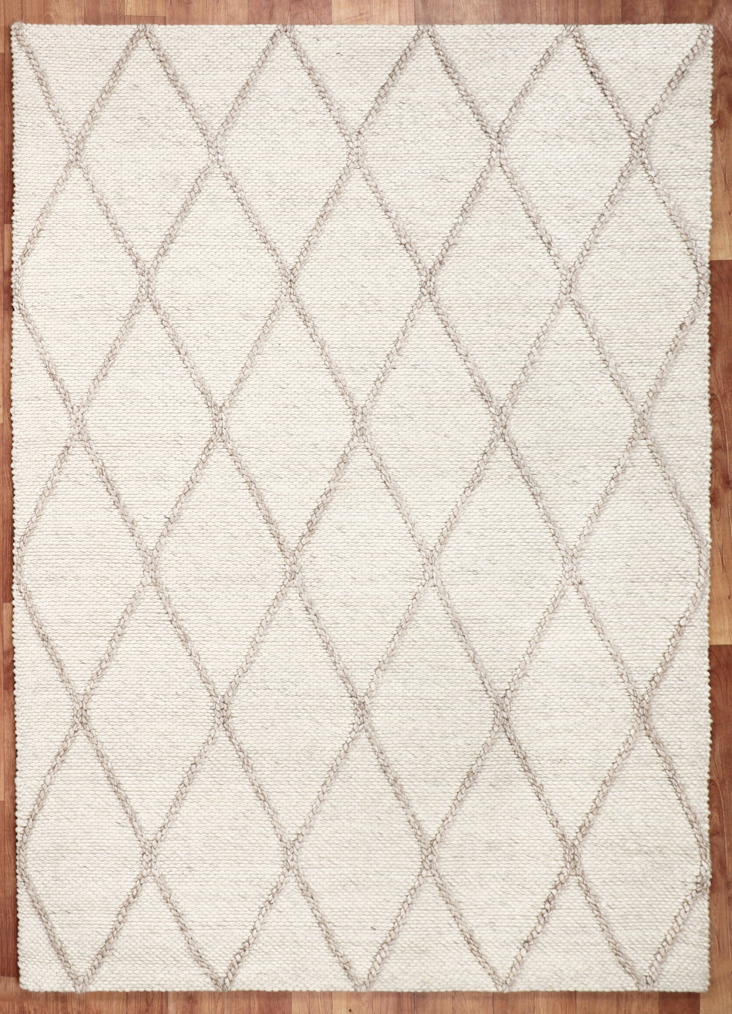 Beni Coast Diamond Braided premium quality wool rugs