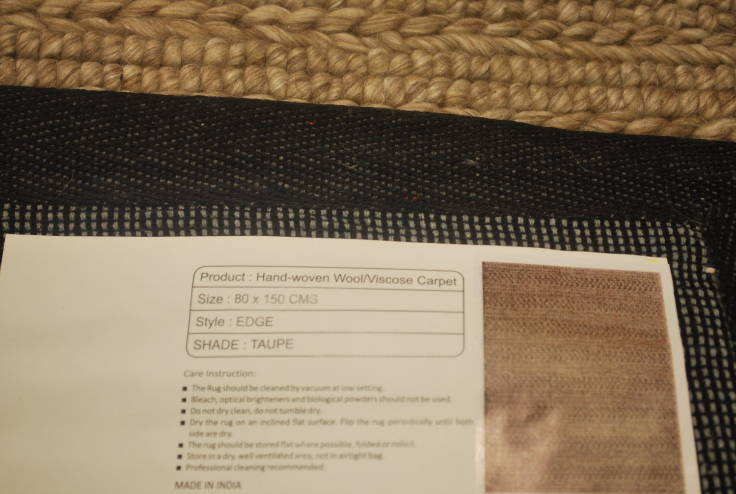 Edge Woolen Braided premium quality wool rugs