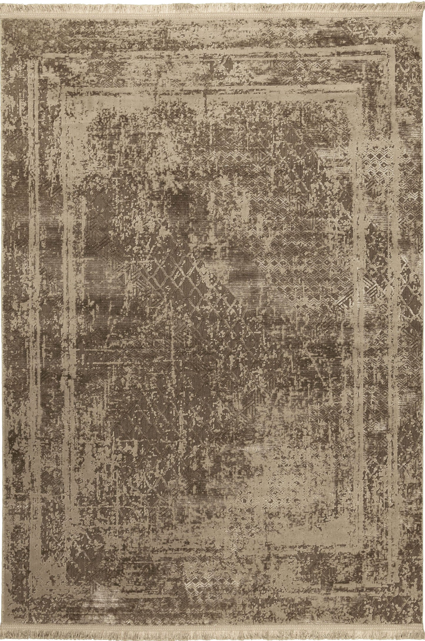 Mono Brown Turkish Rug Online