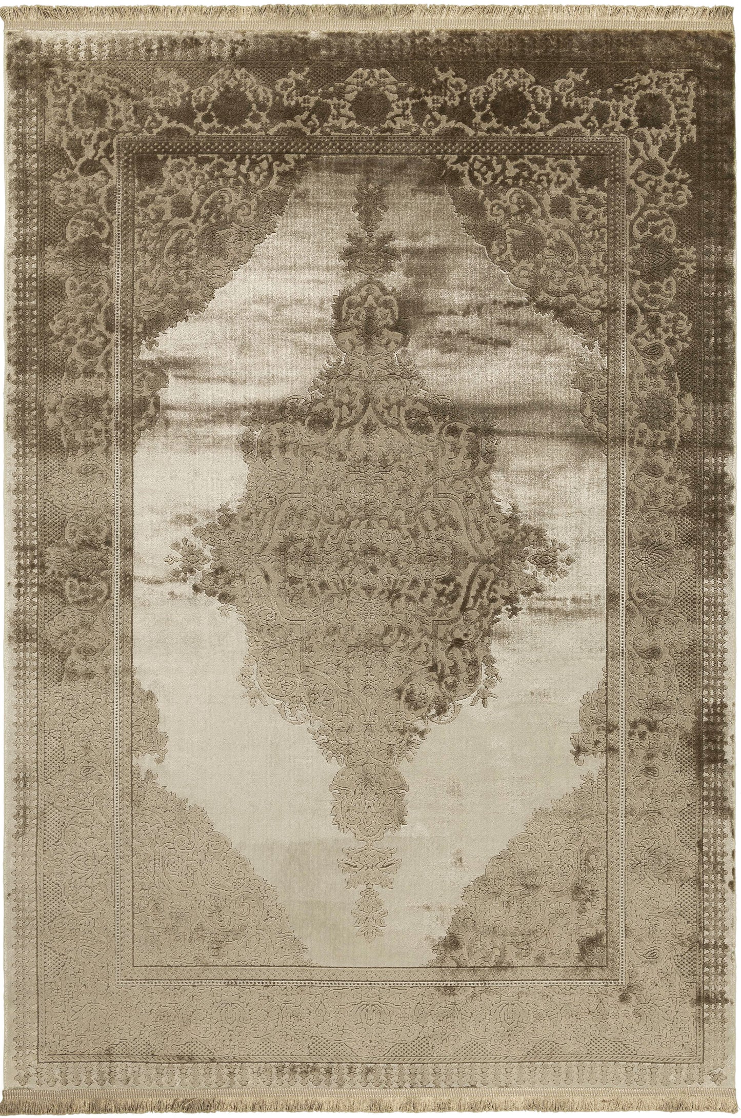 Mono Brown Turkish Rug Online