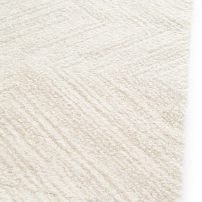 Cumulus low Pile Shaggy rug Cream Geometrical - 50811-065