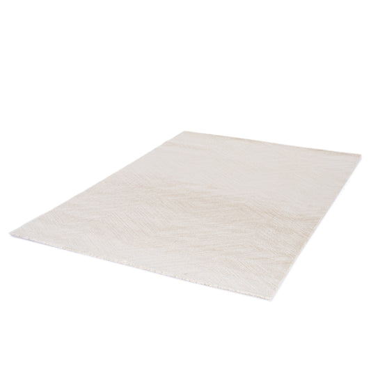 Cumulus low Pile Shaggy rug Cream Geometrical