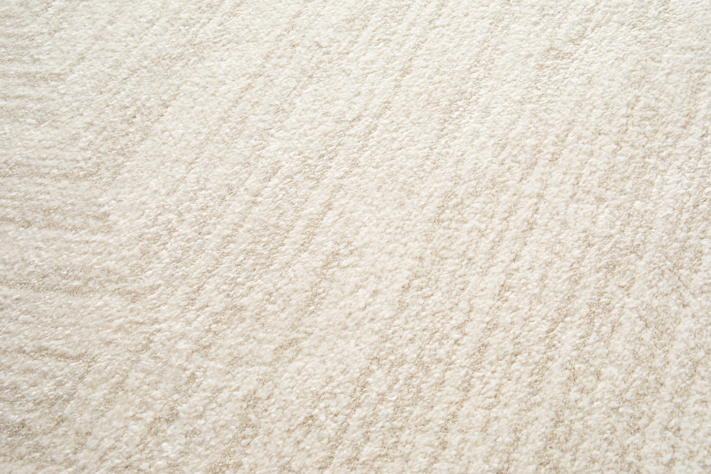 Cumulus low Pile Shaggy rug Cream Geometrical