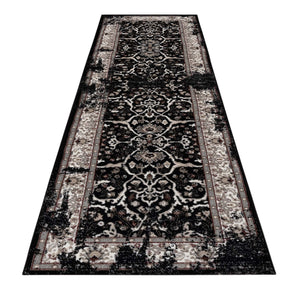 Dynasty 3465 Black Hallway Runner - Dynasty_203465_20Black_20Runner