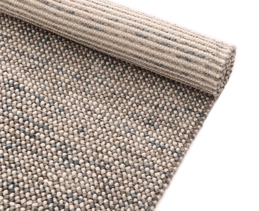Pebble premium quality NZ Wool rugs with Viscose