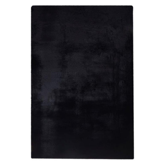 Black Pony Super Soft Shaggy low Pile Shaggy Rug