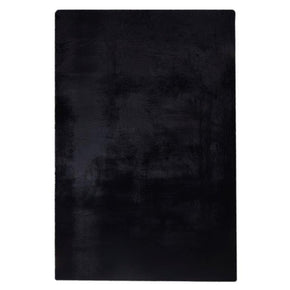 Black Pony Super Soft Shaggy low Pile Shaggy Rug - PON-BLK-180x270_1