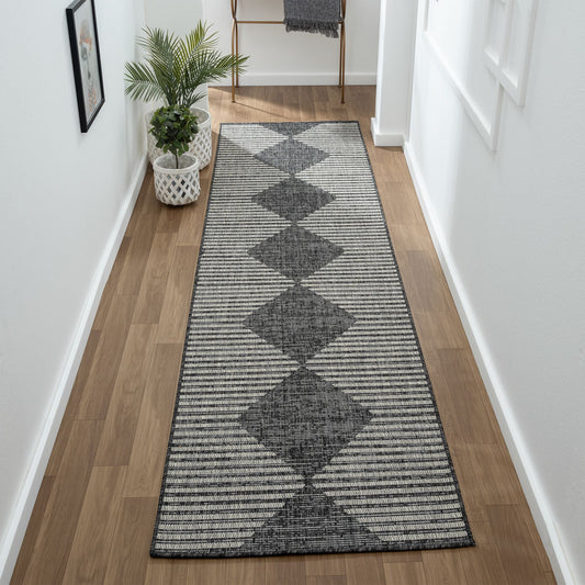 Patio In/Out door 425 Ebony Runner